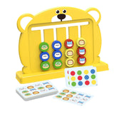 Maxbell Color Matching Slide Puzzle Preschool for Age 3 4 5 6 7 Years Old Boys Girls Yellow