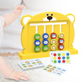 Maxbell Color Matching Slide Puzzle Preschool for Age 3 4 5 6 7 Years Old Boys Girls Yellow