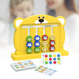 Maxbell Color Matching Slide Puzzle Preschool for Age 3 4 5 6 7 Years Old Boys Girls Yellow