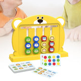 Maxbell Color Matching Slide Puzzle Preschool for Age 3 4 5 6 7 Years Old Boys Girls Yellow
