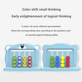 Maxbell Color Matching Slide Puzzle Preschool for Age 3 4 5 6 7 Years Old Boys Girls Blue