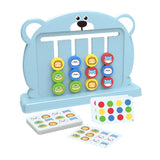 Maxbell Color Matching Slide Puzzle Preschool for Age 3 4 5 6 7 Years Old Boys Girls Blue
