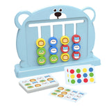 Maxbell Color Matching Slide Puzzle Preschool for Age 3 4 5 6 7 Years Old Boys Girls Blue