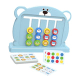 Maxbell Color Matching Slide Puzzle Preschool for Age 3 4 5 6 7 Years Old Boys Girls Blue