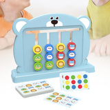 Maxbell Color Matching Slide Puzzle Preschool for Age 3 4 5 6 7 Years Old Boys Girls Blue