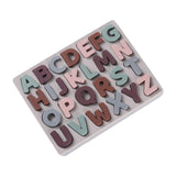 Maxbell Silicone Educational Abc Puzzle Montessori Education Toy for Kids Girls Boys