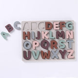 Maxbell Silicone Educational Abc Puzzle Montessori Education Toy for Kids Girls Boys