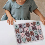 Maxbell Silicone Educational Abc Puzzle Montessori Education Toy for Kids Girls Boys