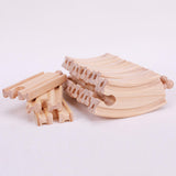 Maxbell Wooden Wooden Train and Track Sets Interactive Kid Toy for Boys 4~7 Children
