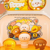 Maxbell Table Top Arcade Games Desk Game Lauching Marble Toys for Have Fun Preschool Yellow