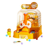 Maxbell Table Top Arcade Games Desk Game Lauching Marble Toys for Have Fun Preschool Yellow