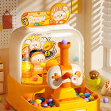 Maxbell Table Top Arcade Games Desk Game Lauching Marble Toys for Have Fun Preschool Yellow