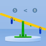 Maxbell Kids Balance Scale Math Learning Game for Boy Girl Kindergarten Ages 3 4 5 6