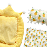 Maxbell Doll Bedding Set Soft Children Gift Adorable with Comforter and Pillow Decor