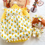 Maxbell Doll Bedding Set Soft Children Gift Adorable with Comforter and Pillow Decor