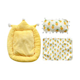 Maxbell Doll Bedding Set Soft Children Gift Adorable with Comforter and Pillow Decor