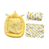 Maxbell Doll Bedding Set Soft Children Gift Adorable with Comforter and Pillow Decor