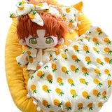 Maxbell Doll Bedding Set Soft Children Gift Adorable with Comforter and Pillow Decor