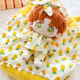 Maxbell Doll Bedding Set Soft Children Gift Adorable with Comforter and Pillow Decor