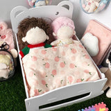 Maxbell Doll Bedding Set Include Mattress Quilt Pillow for 10-25cm Doll Doll Cribs