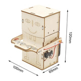Maxbell Wood Science Project Kits Automatic Swallowing Machine Saving Bank for Girls