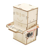 Maxbell Wood Science Project Kits Automatic Swallowing Machine Saving Bank for Girls