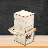 Maxbell Wood Science Project Kits Automatic Swallowing Machine Saving Bank for Girls