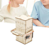 Maxbell Wood Science Project Kits Automatic Swallowing Machine Saving Bank for Girls