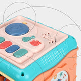 Maxbell Baby Activity Cube Baby Activity Center for Birthday Gifts Sharing Preschool red