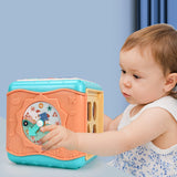 Maxbell Baby Activity Cube Baby Activity Center for Birthday Gifts Sharing Preschool red