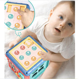 Maxbell Baby Activity Cube Baby Activity Center for Birthday Gifts Sharing Preschool green