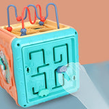 Maxbell Baby Activity Cube Baby Activity Center for Birthday Gifts Sharing Preschool green