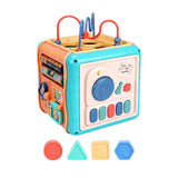 Maxbell Baby Activity Cube Baby Activity Center for Birthday Gifts Sharing Preschool green