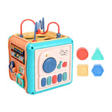 Maxbell Baby Activity Cube Baby Activity Center for Birthday Gifts Sharing Preschool green