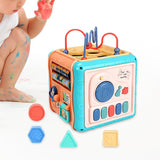 Maxbell Baby Activity Cube Baby Activity Center for Birthday Gifts Sharing Preschool green