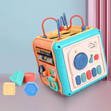 Maxbell Baby Activity Cube Baby Activity Center for Birthday Gifts Sharing Preschool green