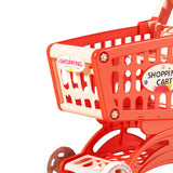 Maxbell Kids Shopping Cart Trolley Toys Valentines Gifts for Kids Role Playing Games Red