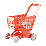 Maxbell Kids Shopping Cart Trolley Toys Valentines Gifts for Kids Role Playing Games Red
