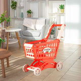 Maxbell Kids Shopping Cart Trolley Toys Valentines Gifts for Kids Role Playing Games Red