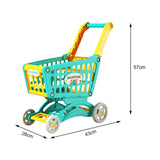 Maxbell Kids Shopping Cart Trolley Toys Valentines Gifts for Kids Role Playing Games Green