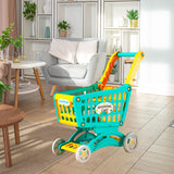 Maxbell Kids Shopping Cart Trolley Toys Valentines Gifts for Kids Role Playing Games Green