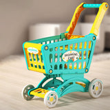 Maxbell Kids Shopping Cart Trolley Toys Valentines Gifts for Kids Role Playing Games Green