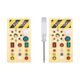 Maxbell Wooden Switches Busy Board Baby Travel Toys for Kids Preschool Holiday Gifts