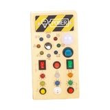 Maxbell Wooden Switches Busy Board Baby Travel Toys for Kids Preschool Holiday Gifts