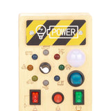 Maxbell Wooden Switches Busy Board Baby Travel Toys for Kids Preschool Holiday Gifts