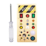 Maxbell Switches Busy Board Portable Early Educational for Children Kids Preschool