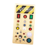 Maxbell Switches Busy Board Portable Early Educational for Children Kids Preschool