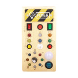 Maxbell Switches Busy Board Portable Early Educational for Children Kids Preschool