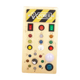 Maxbell Switches Busy Board Portable Early Educational for Children Kids Preschool