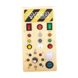 Maxbell Switches Busy Board Portable Early Educational for Children Kids Preschool